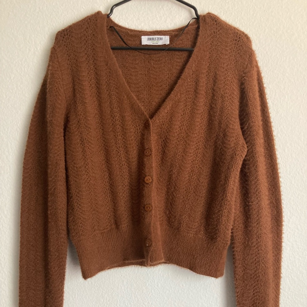 Orange Brown Cardigan